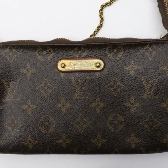 Louis Vuitton Monogram Pochette Eva Crossbody Shoulder Handbag *READ* - Picture 3 of 16